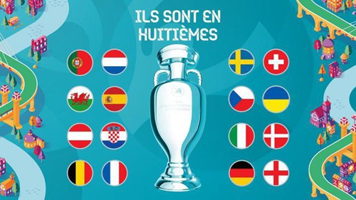 欧洲杯16强对阵球队有哪些-欧洲杯16强对阵名单