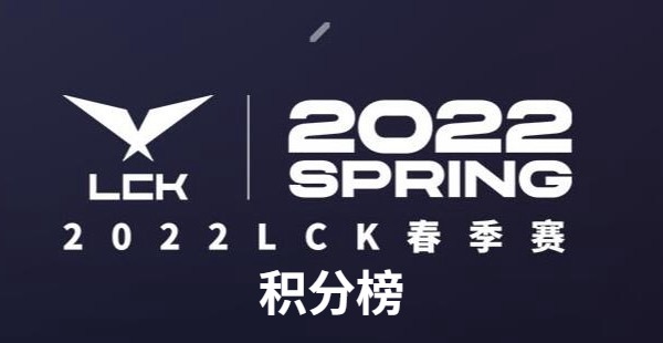 lck春季赛积分榜2022-lck春季赛最新积分排行榜