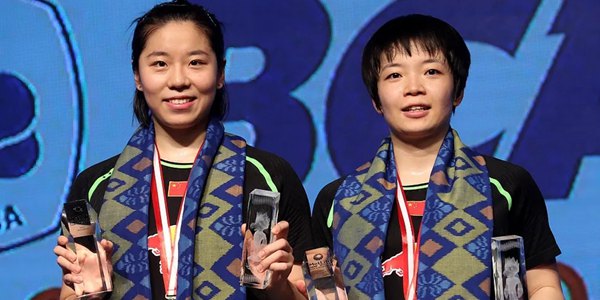 羽毛球女双世界排名最新2022