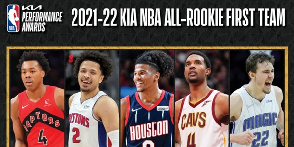 NBA最佳新秀阵容一阵2022
