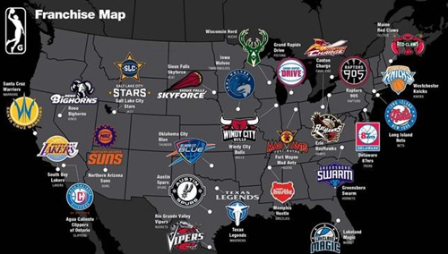 NBA球队城市介绍-nba球队所在城市大全
