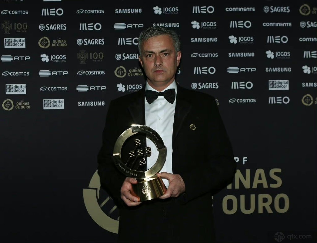 穆里尼奥获葡萄牙足协教练奖 首位欧战大满贯主教练