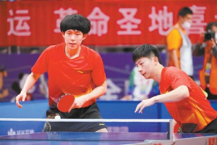 62年后再获乒乓男双冠军马龙/王楚钦组合北京德比中夺冠