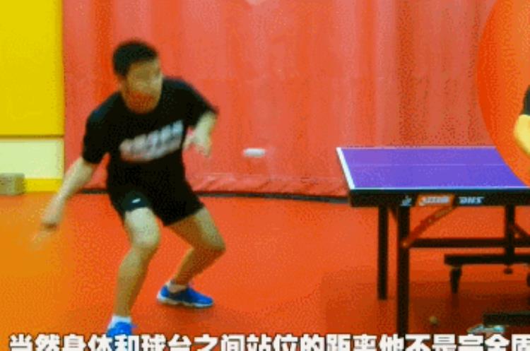 乒乓球弧圈打法站位「乒乓球教学这样站位能让你的加转弧圈球技术更合理」