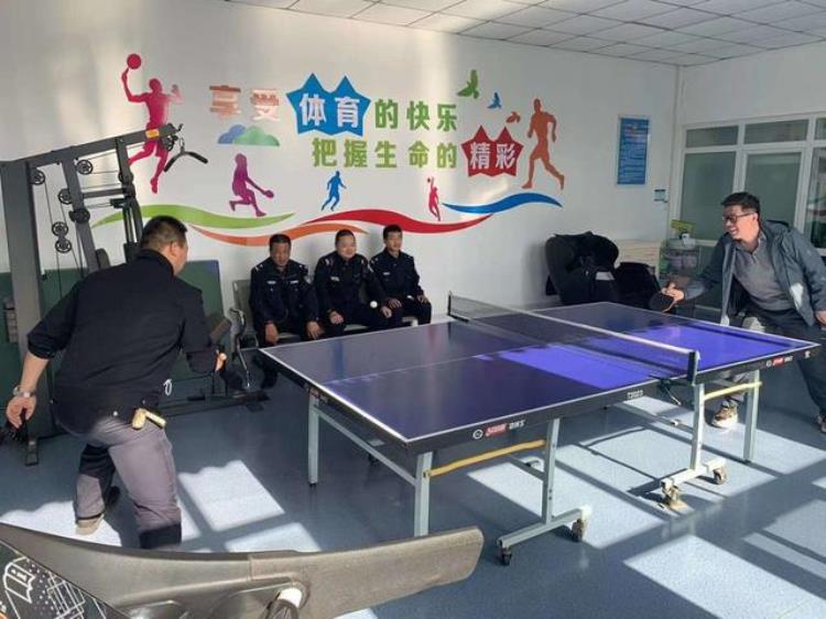 西安市公安局阎良分局北屯派出所举行乒乓球比赛打造活力警营