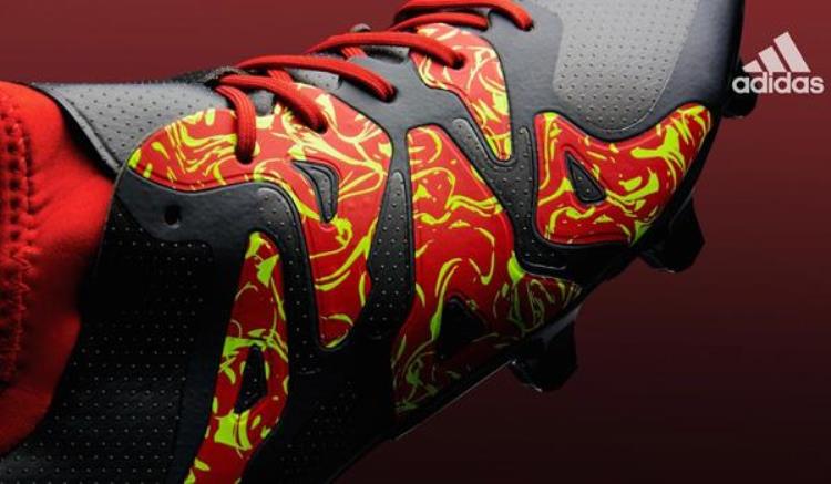 x15.1足球鞋「阿迪达斯为定制版X151足球鞋推出特殊花纹」