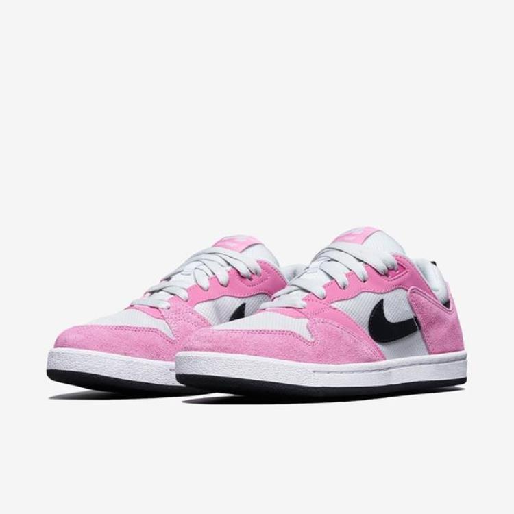 粉色耐克篮球鞋「高规格材质打造鞋身这双粉色系NikeSBAlleyoop你打几分」