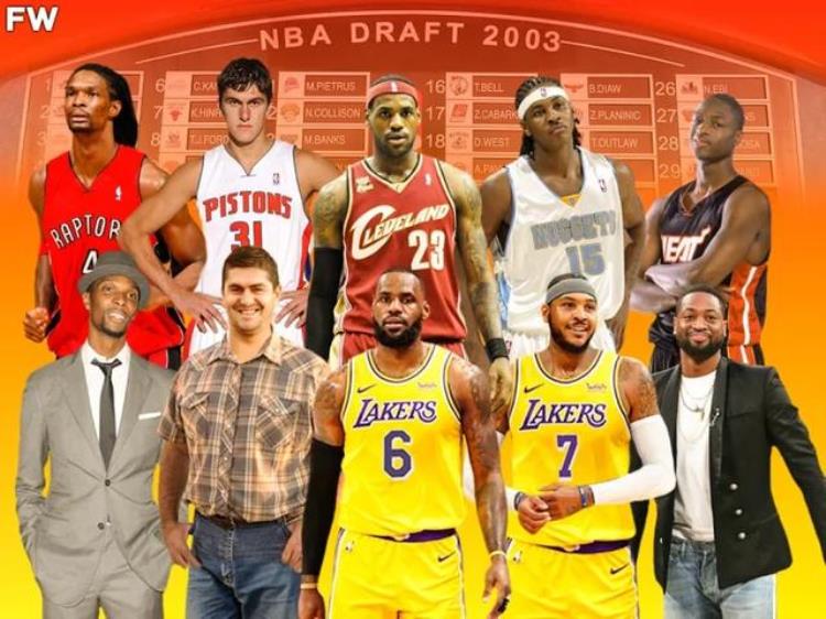 2003年NBA选秀的10大新秀他们现在在哪里