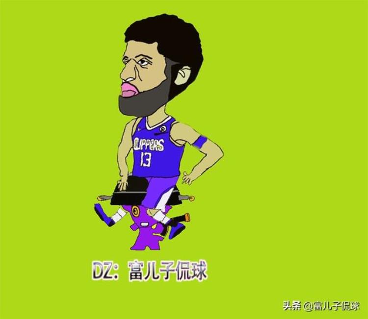 当NBA球星拥有了坐骑小卡机器人字母是怪兽那乔治呢