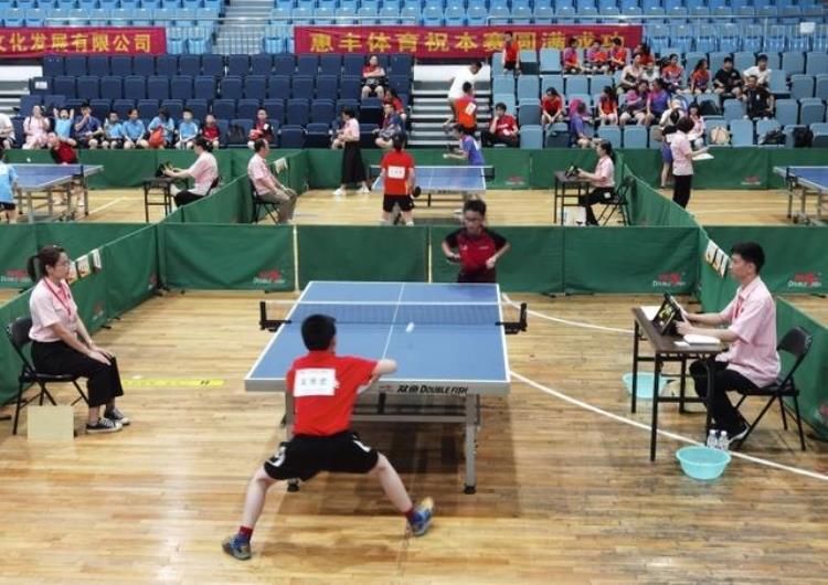 温州市运会青少年部乒乓球项目正式开打永嘉代表队共11名选手参赛