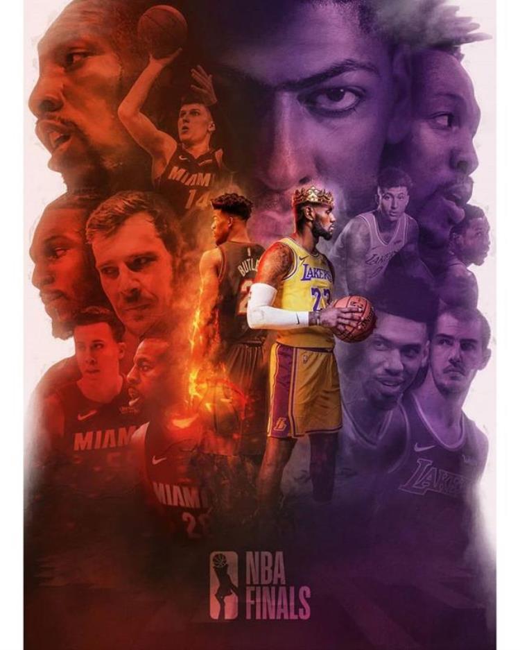 NBA总决赛壁纸「国内外大神为NBA总决赛制作了哪些酷炫壁纸」