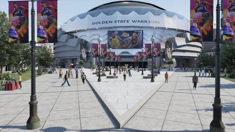 nba2k21设计球馆「NBA2K23次世代版篮球之城在名宿地标中驰骋球场」