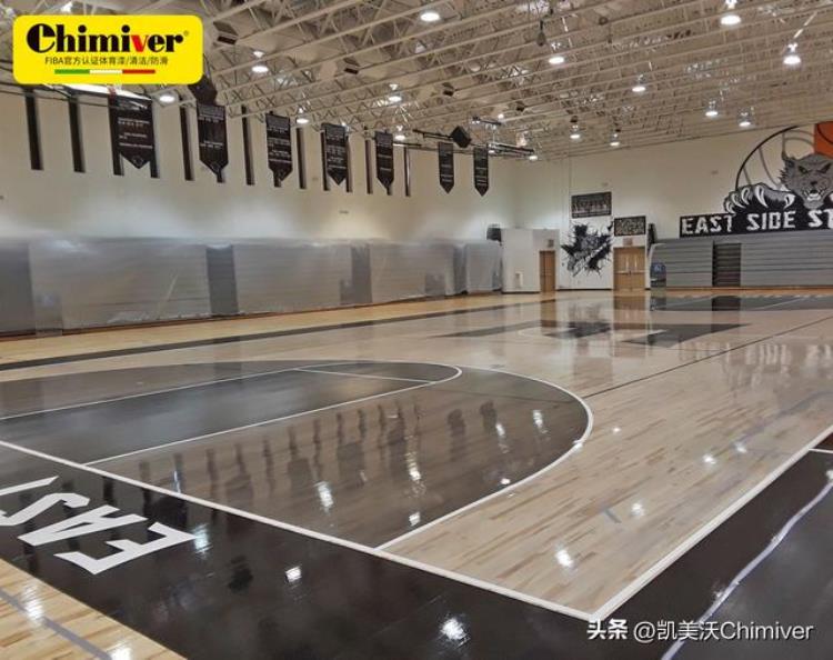 NBA地板设计「盘点NBA球队木地板彩绘风格及实际应用篮网篇」
