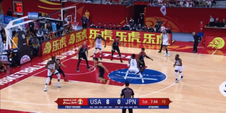 美国vs日本篮球比分「重庆体彩竞彩特约篮球世界杯战报98:45美国队大胜日本队53分」