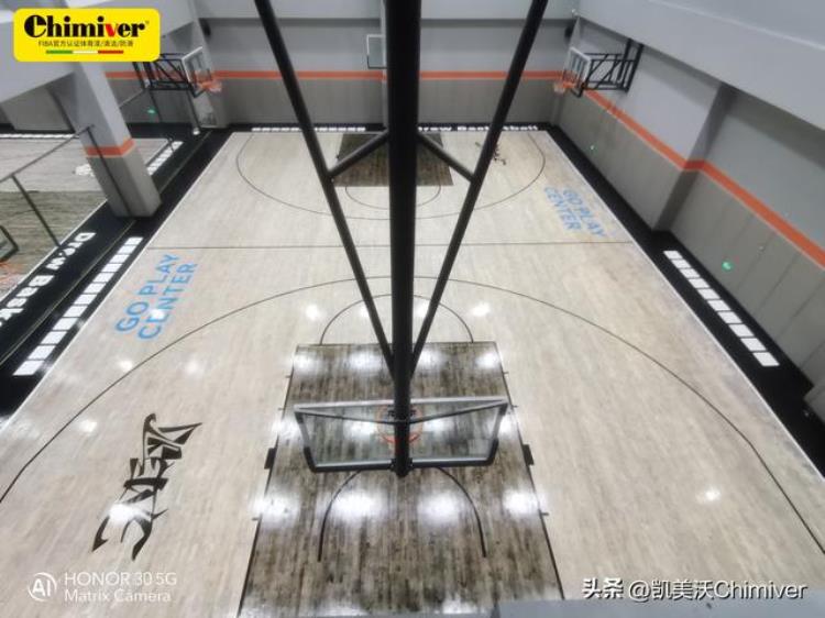 NBA地板设计「盘点NBA球队木地板彩绘风格及实际应用篮网篇」