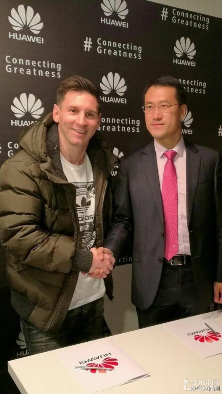 中国手机史上最强代言人华为签约梅西
