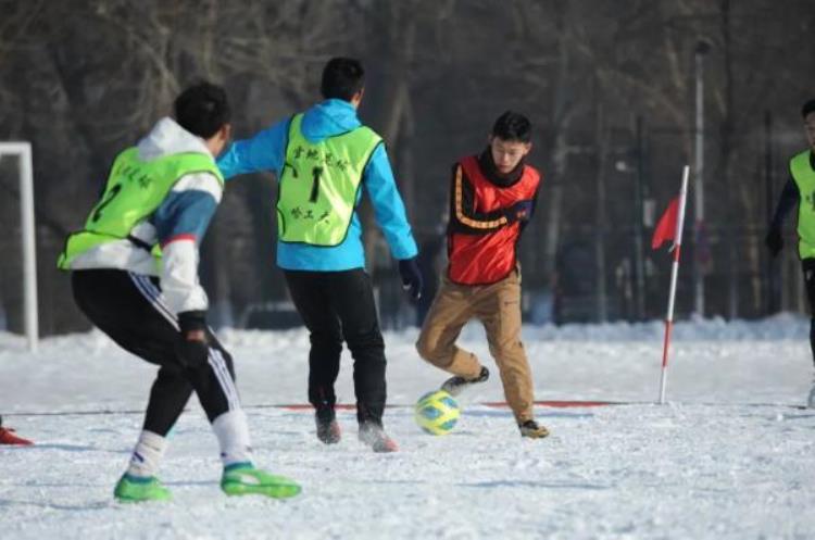 哈工大机器人比赛「哈工大雪地足球赛闪亮登场机器人和女将抢镜」