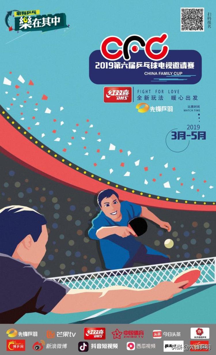 2021红双喜杯乒乓球比赛网站「家有乒乓乐在其中201934红双喜34CFC12大分站赛报名开启」