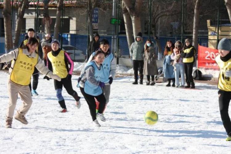 哈工大机器人比赛「哈工大雪地足球赛闪亮登场机器人和女将抢镜」