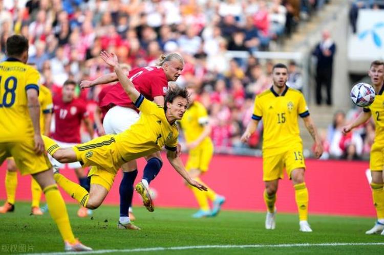 欧国联哈兰德两球一助攻福斯贝里破门挪威32瑞典