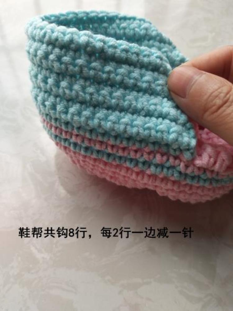 婴儿鞋子编织手工织法「手工编织婴幼儿足球鞋有详解」