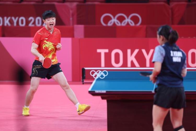 奥运会乒乓球女单16强综述华人面孔搅局5大种子落马孙颖莎鸣响奥运第一枪