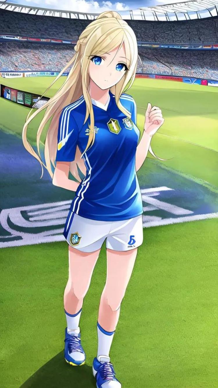 AI绘画世界杯足球宝贝第13弹意大利女球迷