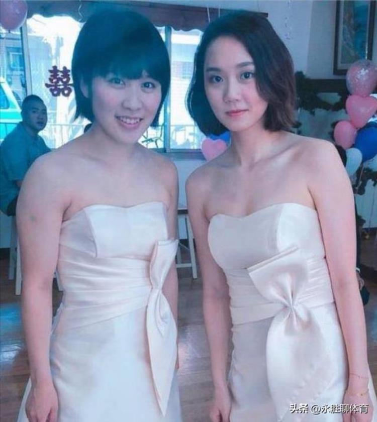 22岁日本乒乓天才少女穿伴娘装白色抹胸漂亮可爱曾赢丁宁陈梦