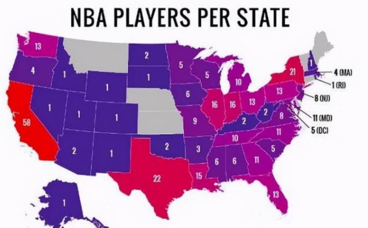加州的nba球员「加州篮球基础太好来自这里的NBA球星最多都有哪些超巨」