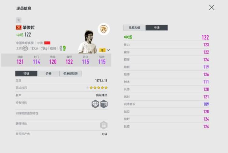 FIFAONLINE4|龙行踏绛气中国传奇赛季球员推荐