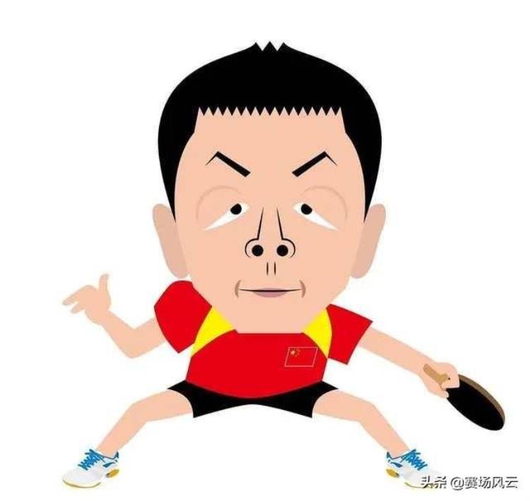 日本画中国乒乓球运动员「日本画家被国际乒联称赞给国乒队员画漫画马龙和许昕都有」