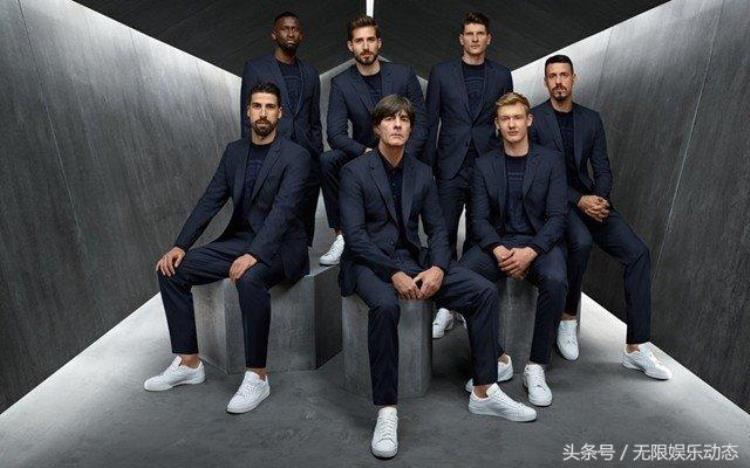 帅到暴动世界杯德国队蓝西装配白鞋堪称名模团