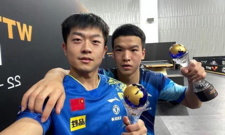 WTT支线赛多哈站收拍海南乒乓球手林诗栋和蒯曼夺得混双冠军