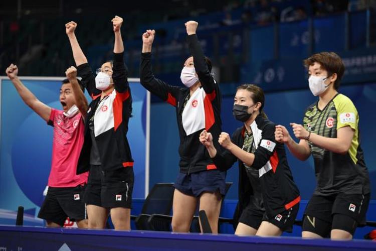 体育乒乓球世乒赛团体赛中国香港女队晋级八强