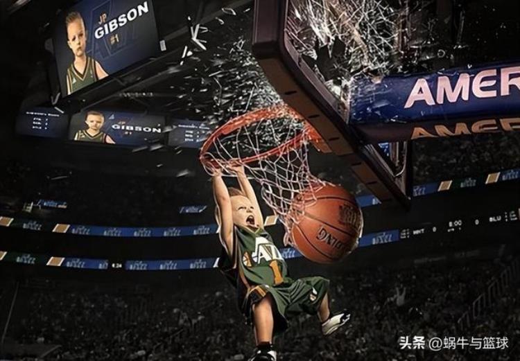 NBA最小的球员年仅5岁却签下正式合同登场完成一次扣篮