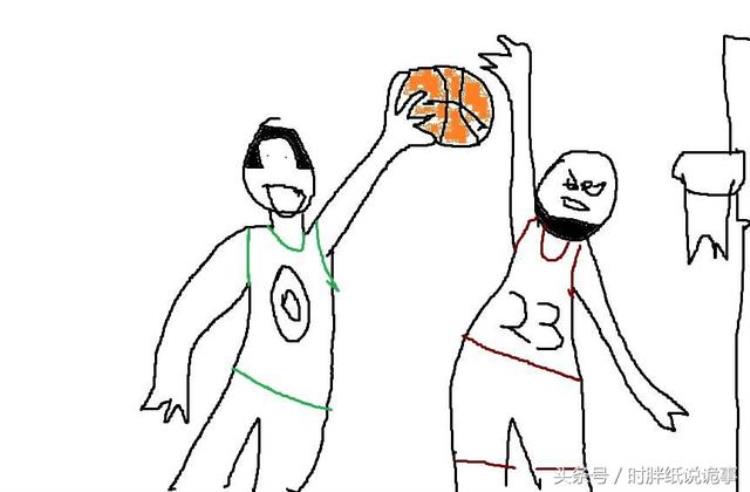 漫画再现NBA1718赛季经典瞬间看你能认出几个