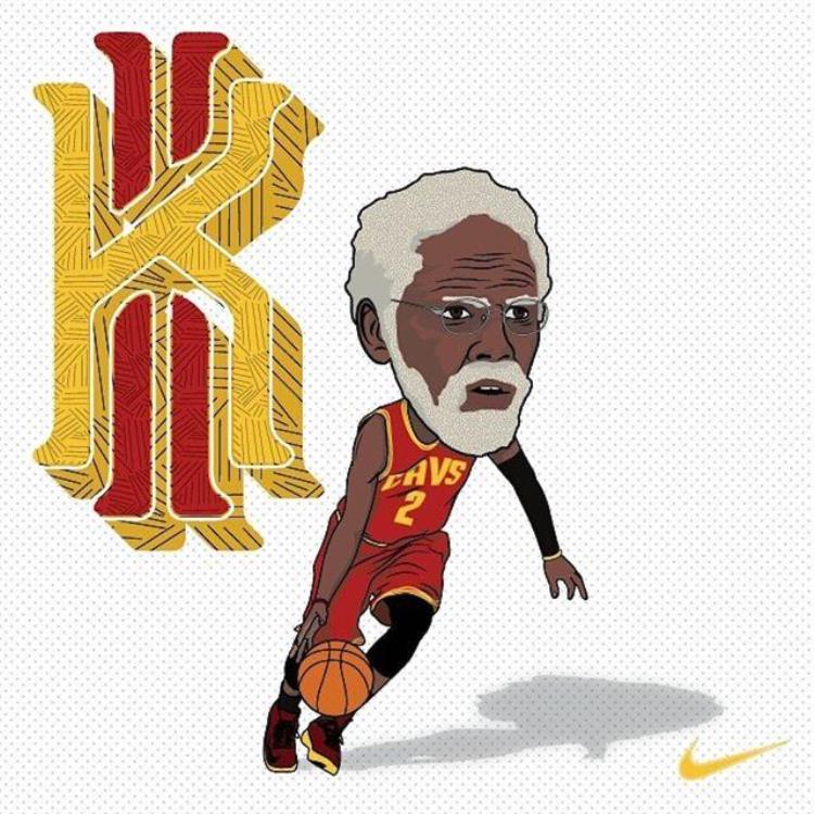 NBA球星漫画图「非常到位的一组NBA球星漫画反正我是收藏了」