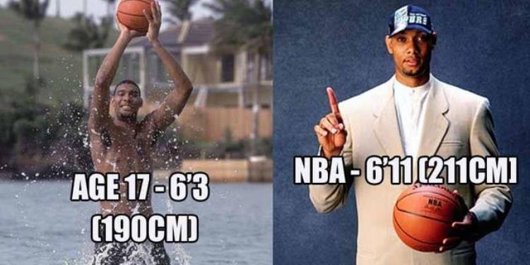 nba大杂烩盘点10位身高疯狂蹿升的球员「NBA大杂烩盘点10位身高疯狂蹿升的球员」