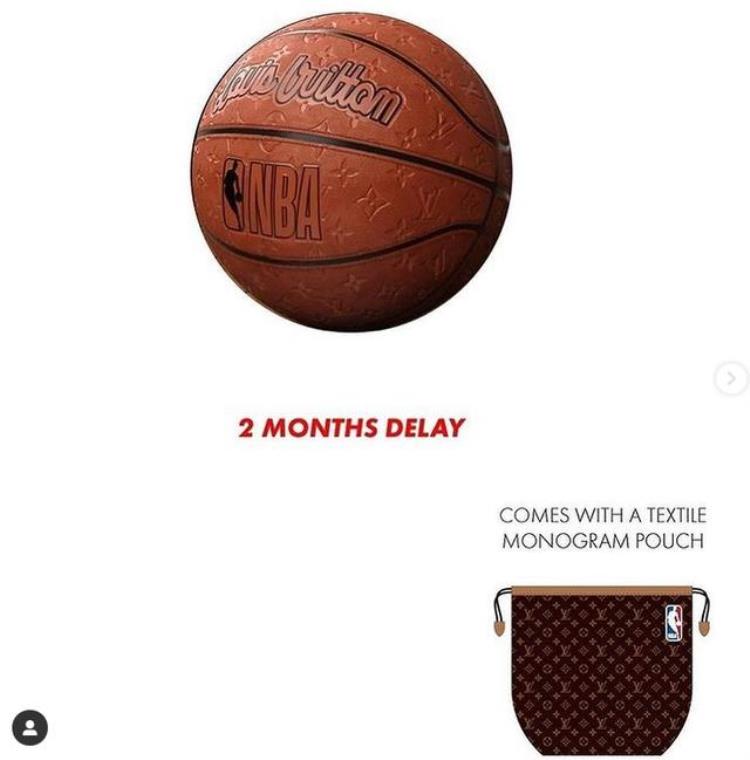 lvnba联名多少钱「LV联名NBA推出天价篮球每个售价12万网友称拍一下都心疼」