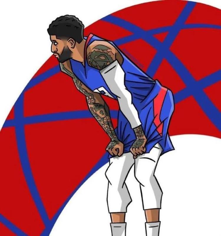 NBA球星漫画壁纸「球星壁纸第195期NBA球星卡漫头像壁纸」
