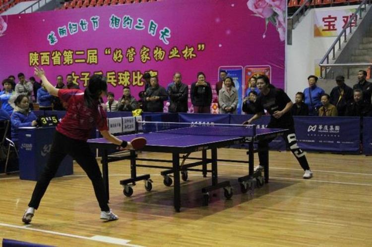 宝鸡市青少年乒乓球比赛「陕西省女子乒乓球赛宝鸡开赛母女并肩作战默契夺冠」