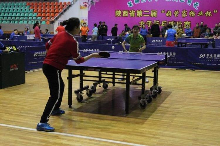 宝鸡市青少年乒乓球比赛「陕西省女子乒乓球赛宝鸡开赛母女并肩作战默契夺冠」
