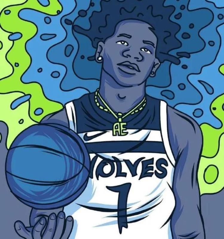 NBA球星漫画壁纸「球星壁纸第195期NBA球星卡漫头像壁纸」