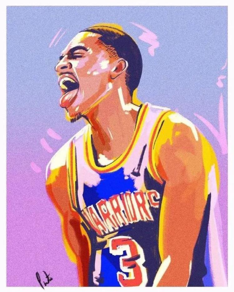 NBA球星漫画壁纸「球星壁纸第195期NBA球星卡漫头像壁纸」
