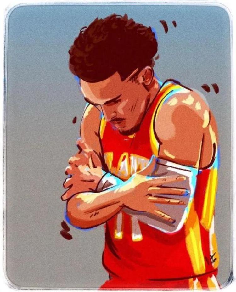 NBA球星漫画壁纸「球星壁纸第195期NBA球星卡漫头像壁纸」