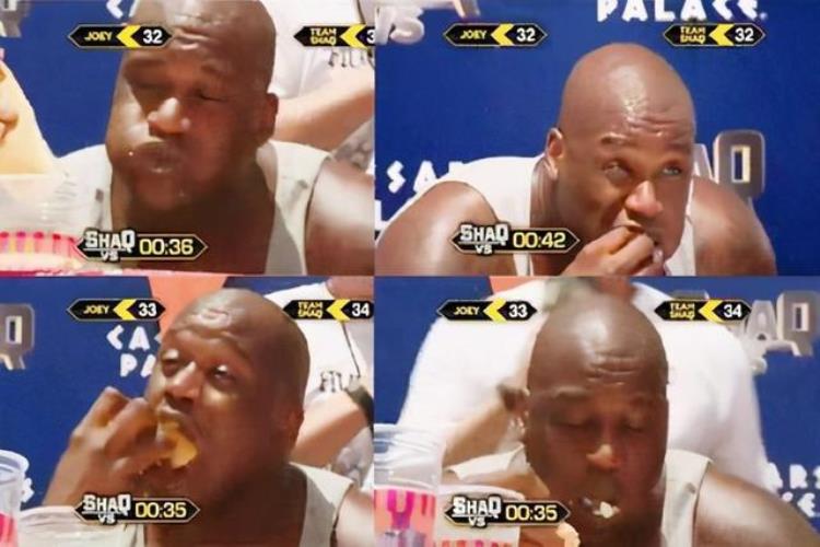 NBA隐藏的大胃王书豪直播吃4张披萨库里飞机餐吃队友2倍