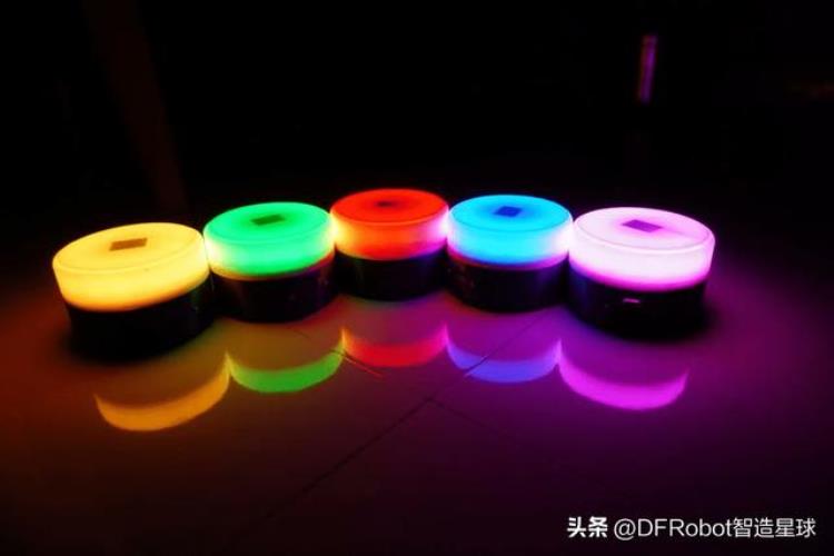 捡乒乓球机器人面包板游戏机彩虹灯DF创客周刊第23期
