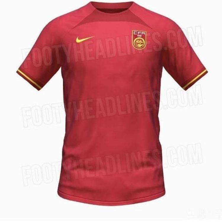 中国足球队球衣颜色「国足最新球衣曝光整体风格简约颜色方面以红蓝绿为主」