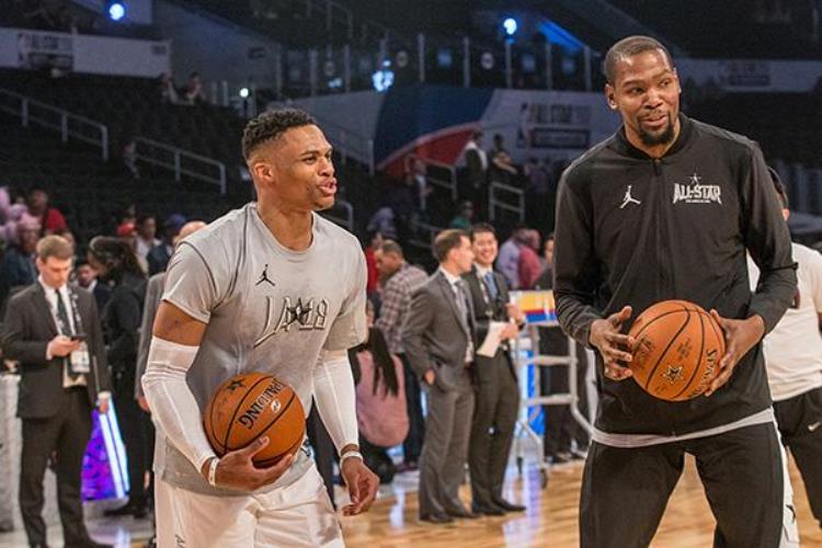 nba全明星赛:詹姆斯队大胜「NBA全明星终于真打了詹姆斯队战胜库里队詹皇获MVP」