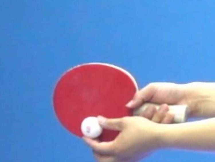 乒乓球教学不同技术击球时球在拍上的接触位置分别是哪里
